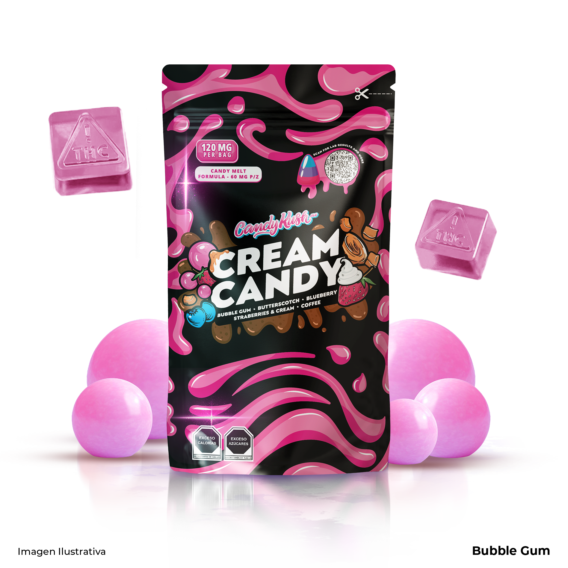 CandyKush - Cream Caramel (Caramelos Macizos Cremosos)