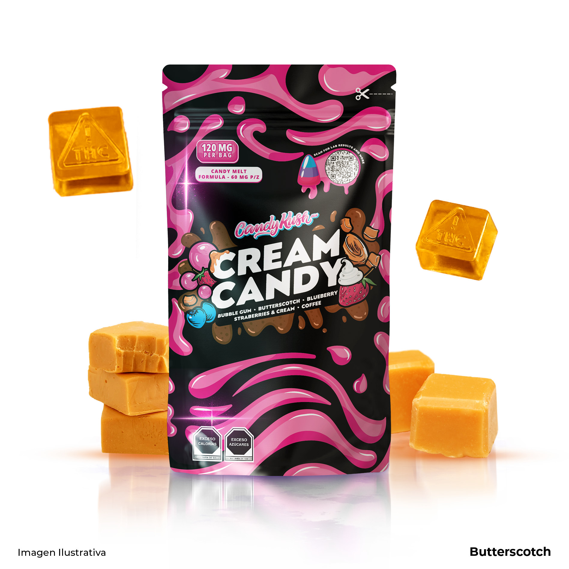 CandyKush - Cream Caramel (Caramelos Macizos Cremosos)