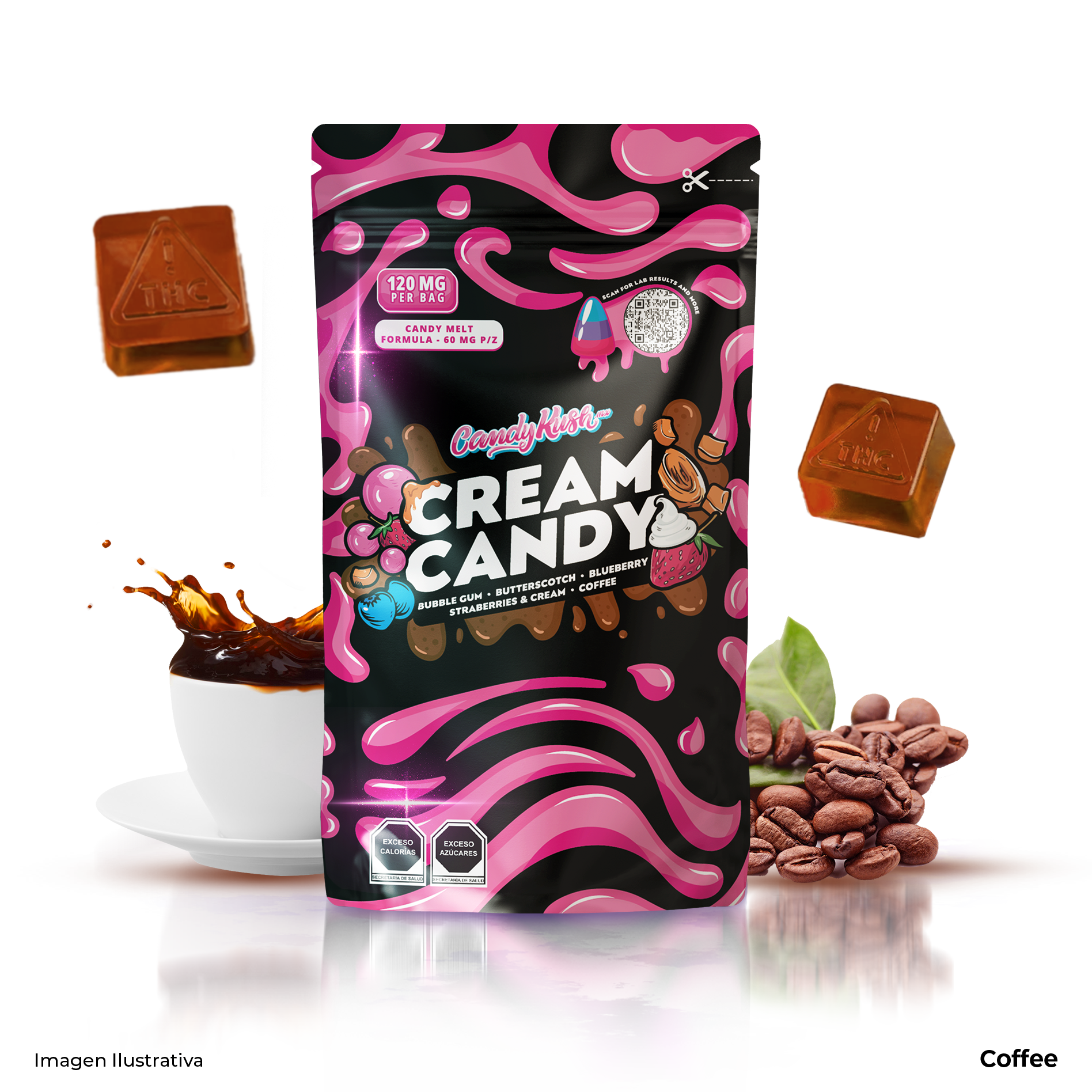 CandyKush - Cream Caramel (Caramelos Macizos Cremosos)