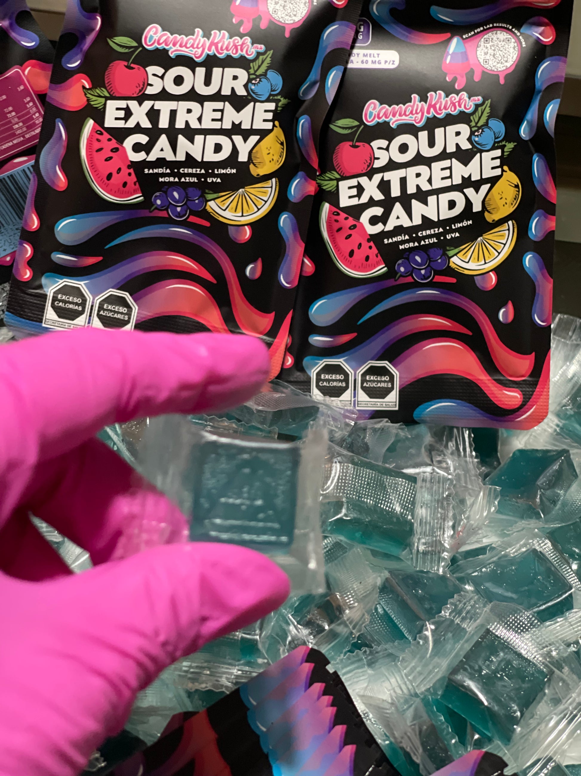 Sour Candy 120mg - Caramelos Ácidos CandyKush | EXTRACTOS EUM