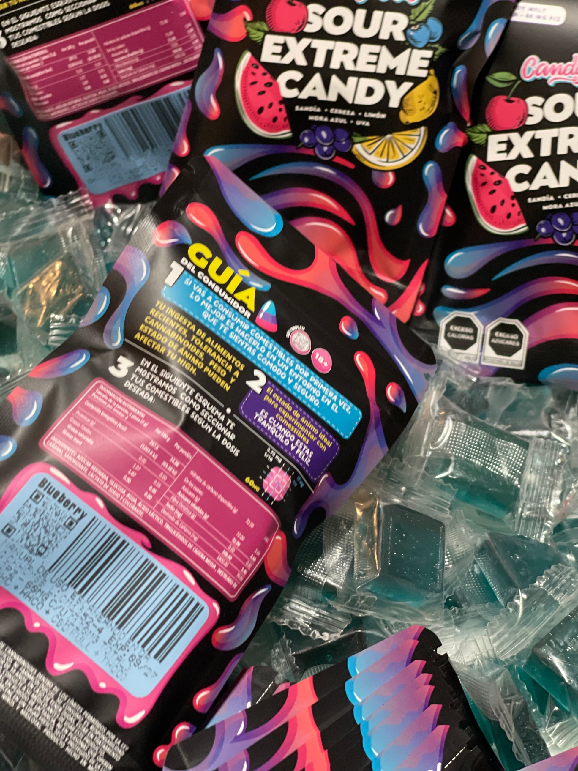 Sour Candy 120mg - Caramelos Ácidos CandyKush | EXTRACTOS EUM