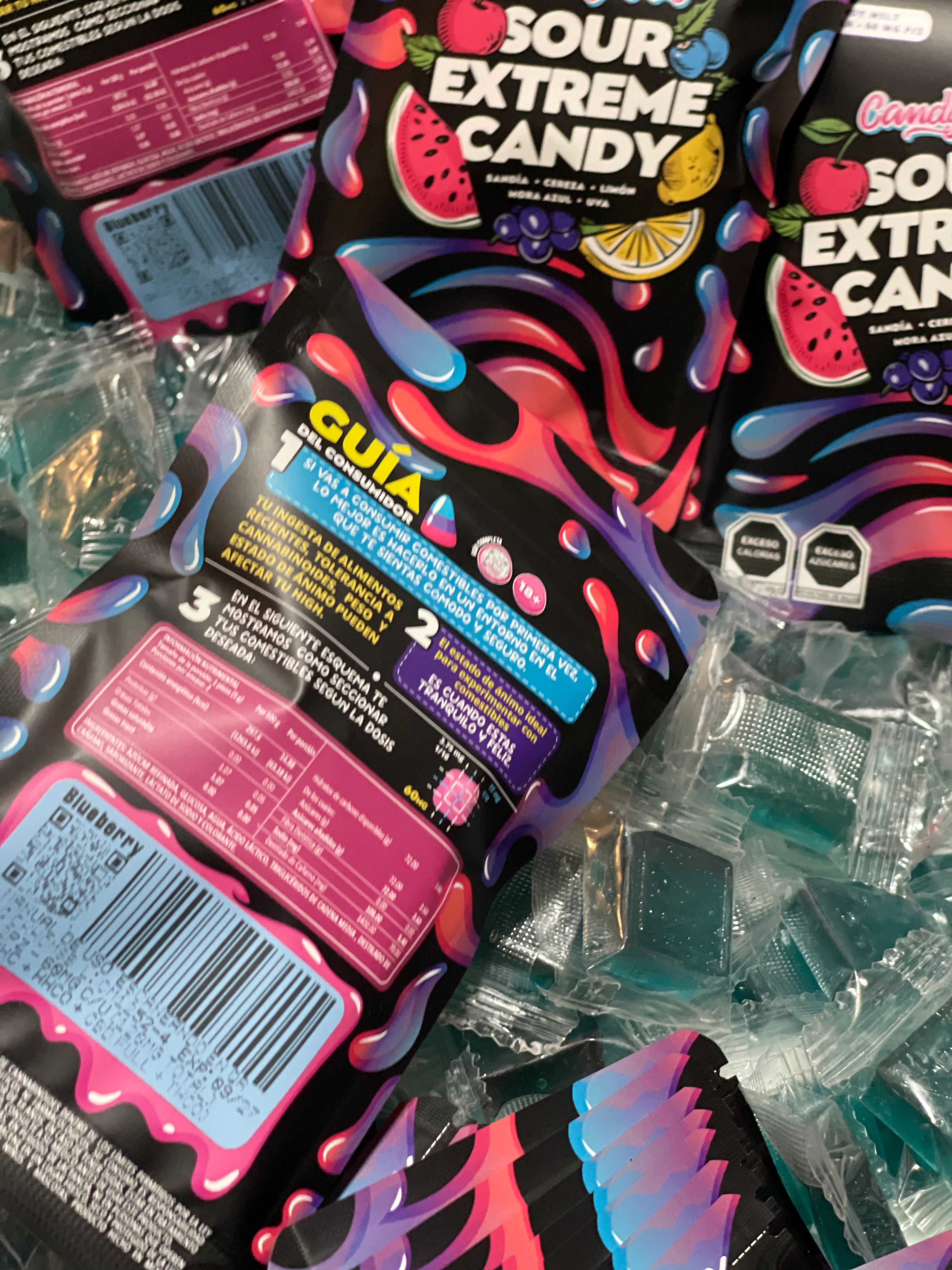 Sour Candy 120mg - Caramelos Ácidos CandyKush | EXTRACTOS EUM