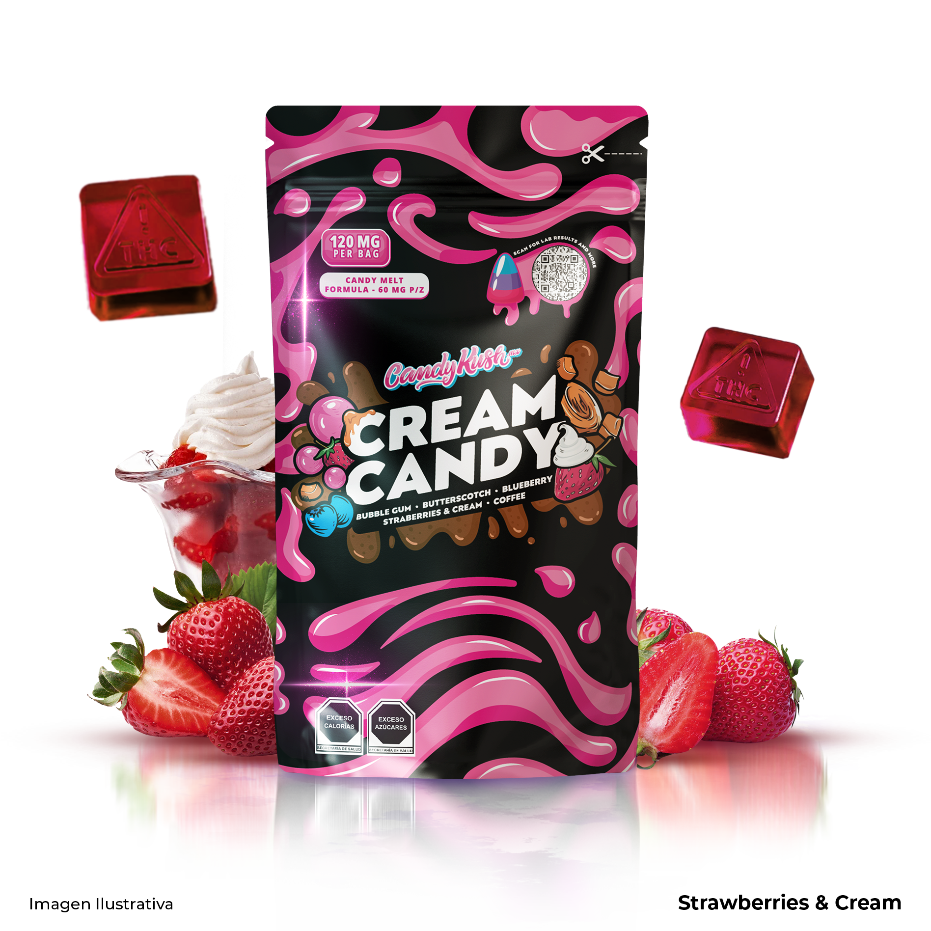 CandyKush - Cream Caramel (Caramelos Macizos Cremosos)