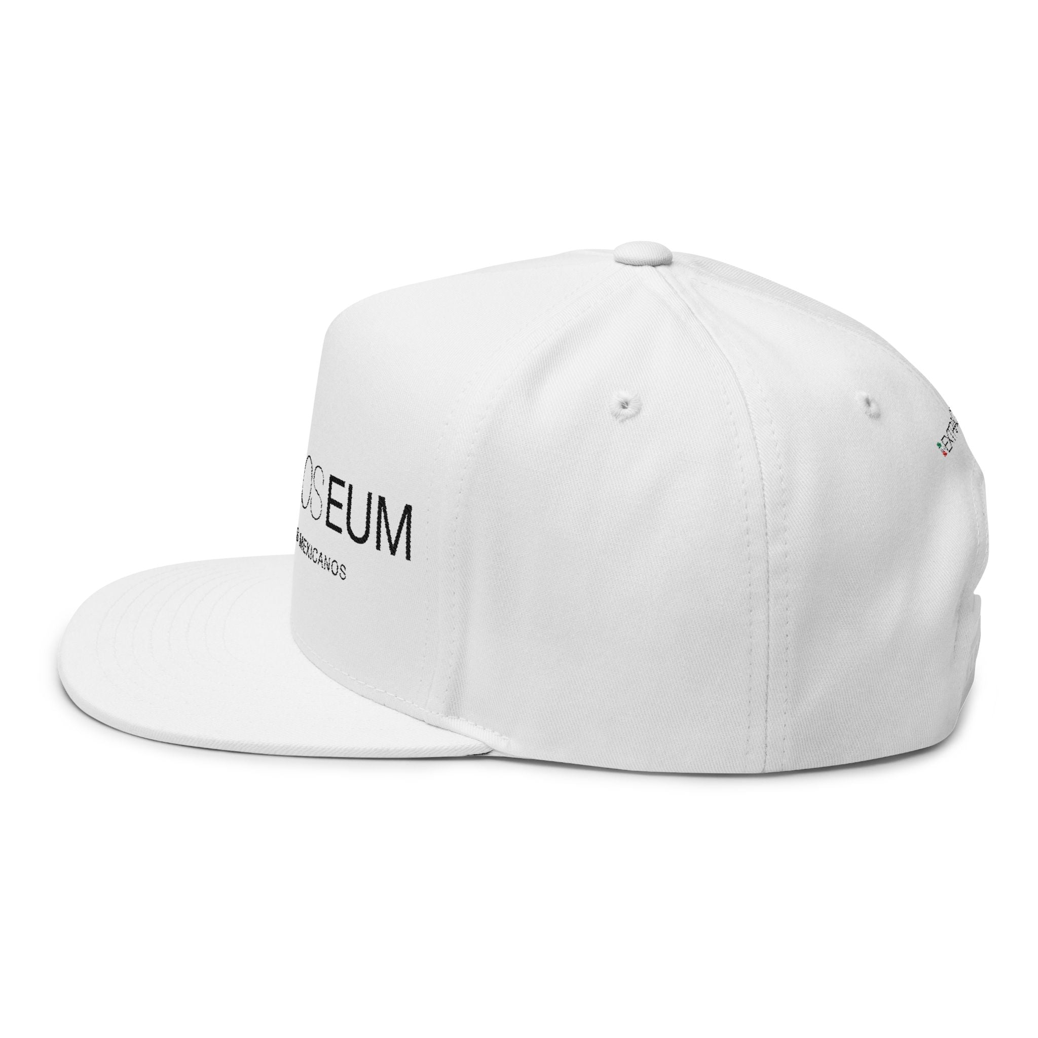 Gorra plana con visera bordada y elegante - Extractos EUM