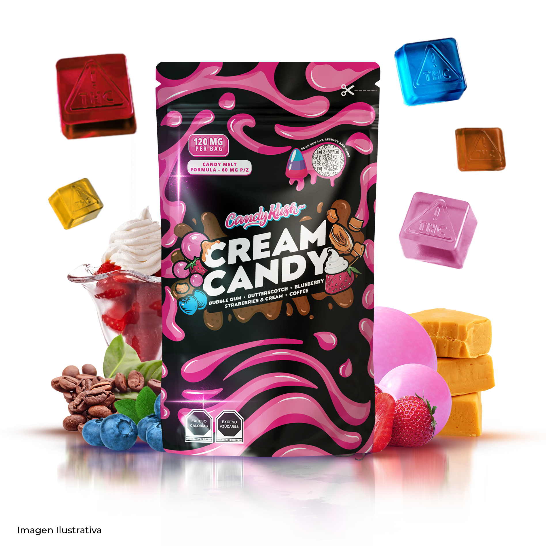 CandyKush - Cream Caramel (Caramelos Macizos Cremosos)
